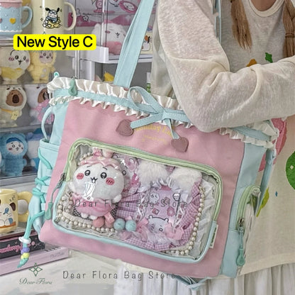 Ita Bag Transparent Window Tote for Anime & Lolita Fans