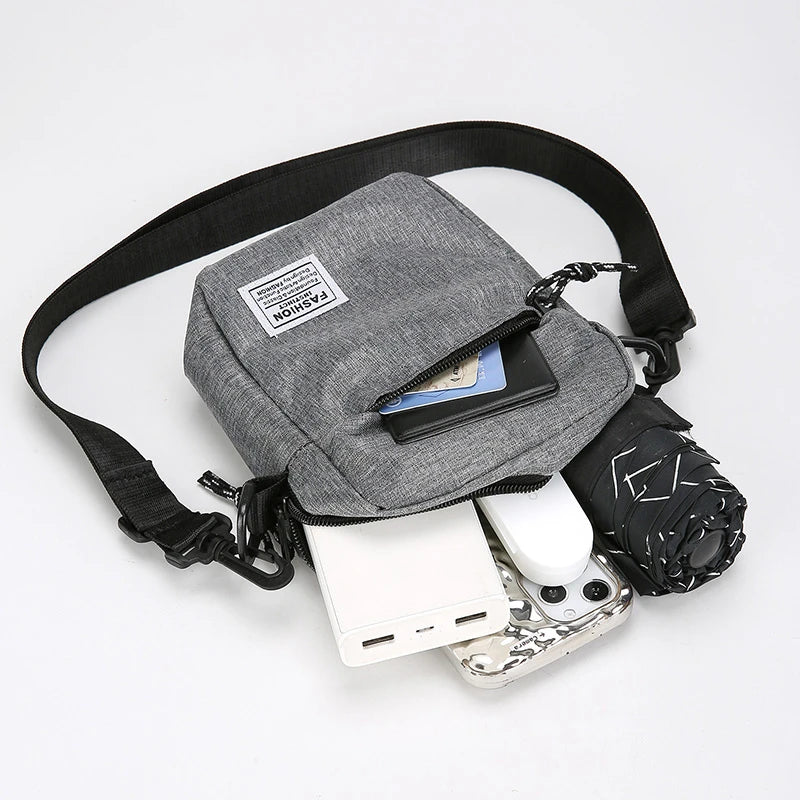 Men's Crossbody Bag – Oxford Cloth Small Shoulder Satchel