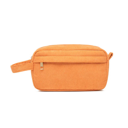 Corduroys Cosmetic Bag Simple Mini Portable Cosmetics Lipstick Storage Large Capacity