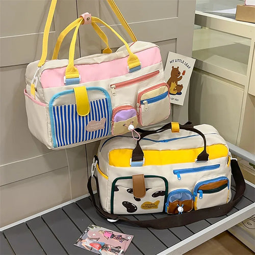 Dopamine Casual Travel Bag Women Lightweight Gym Yoga Swim Fitness Duffel
