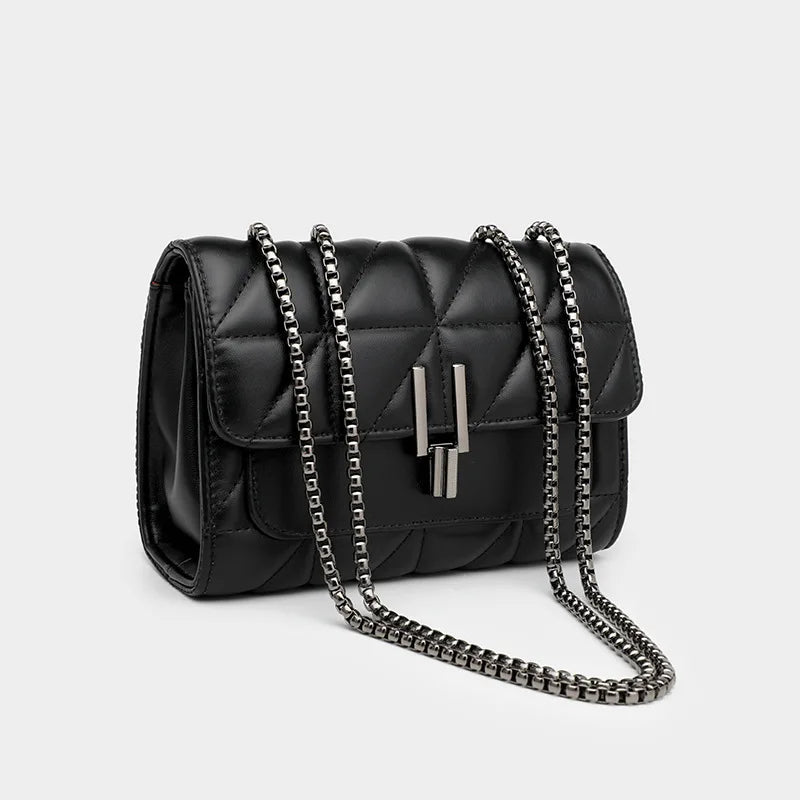 Elegant Mini Plaid Crossbody Bags Women Classic Flap Shoulder Bag Purse Adjustable Strap Faux