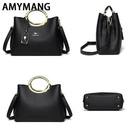 Large Capacity Leather Tote Bag – Women's Designer Handbag