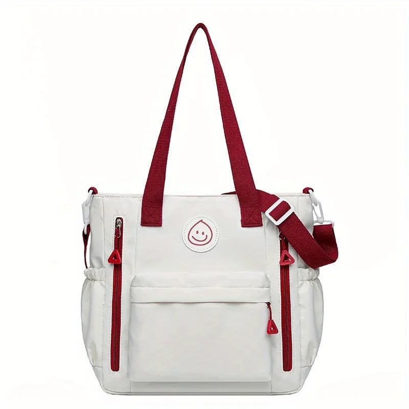 Simple Casual Shoulder Bag Adjustable Strap Large Capacity Fashionable Versatile Crossbody Bag