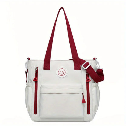 Simple Casual Shoulder Bag Adjustable Strap Large Capacity Fashionable Versatile Crossbody Bag