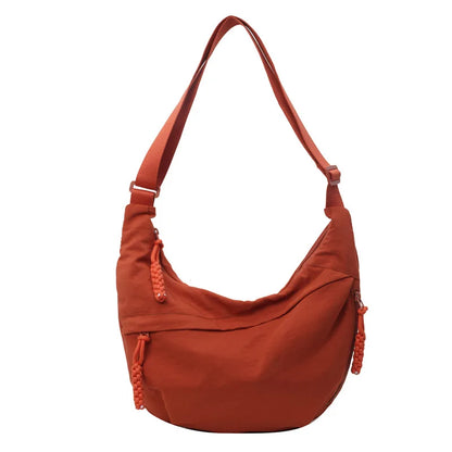 Crossbody Shoulder Bag – Large Capacity Casual Hobo with Adjustable Strap