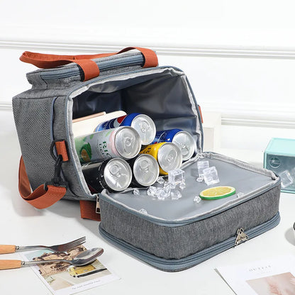 Insulated Lunch Bag – Large Cooler Tote with Shoulder Strap