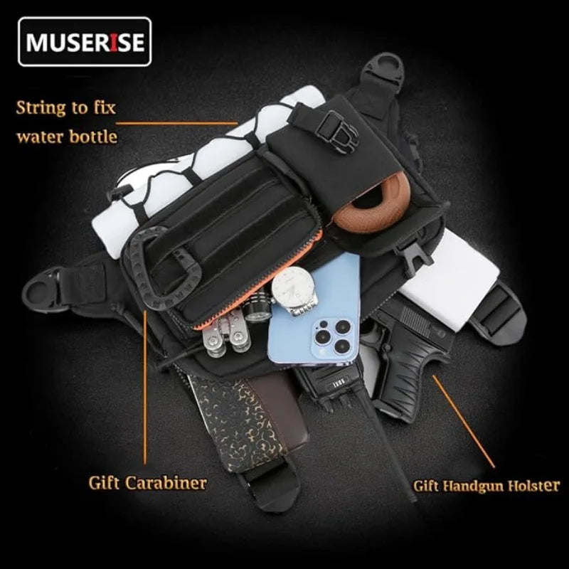 Waterproof Ultra-Light Oxford Fabric Chest Bag Outdoor Tactical Chest Bag Camouflage Sports Chest