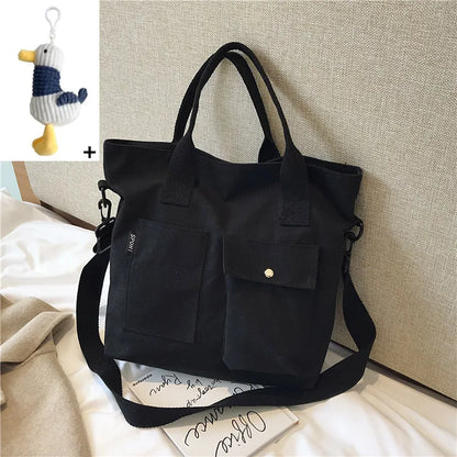 Canvas Tote Bag for Women – Shoulder & Crossbody Handbag