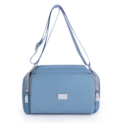 Large Capacity Nylon Crossbody Bag for Women – Wide Strap Shoulder Bag