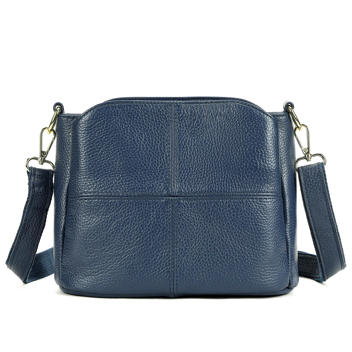 Top-Grain Cowhide Single-Shoulder Bag Bucket Bag Genuine Leather Large-Capacity Single-Shoulder