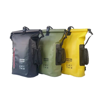 Pvc Waterproof Dry Bag Backpack Capacity Kayak Canoe Rafting Diving Beach Swimming Trekking Camping