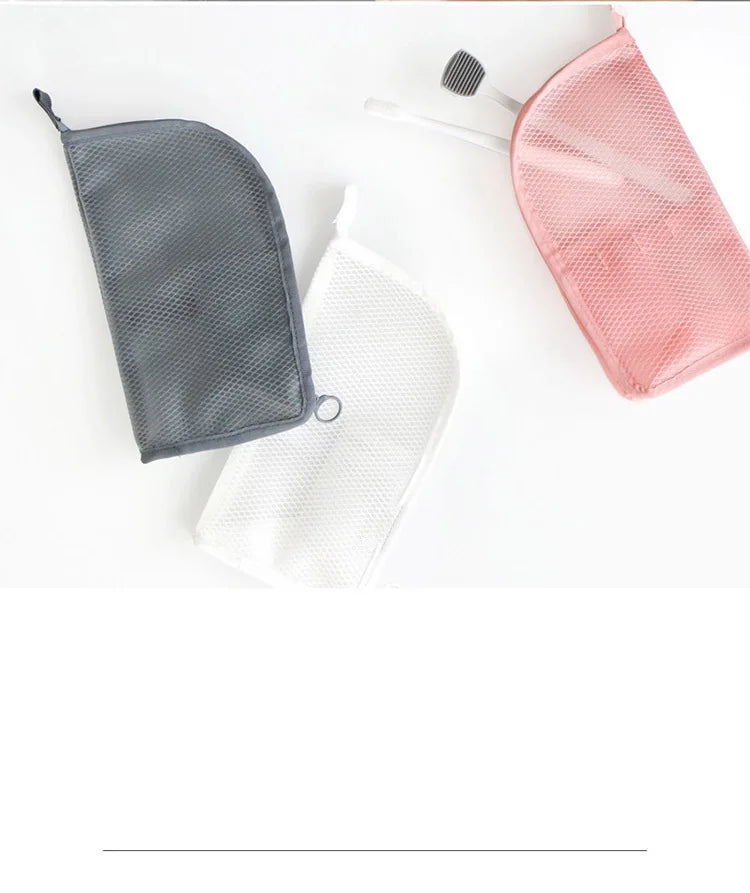 Women Eva Mesh Cosmetic Bag Travel Storage Makeup Organizer Female Make Up Pouch Portable Small