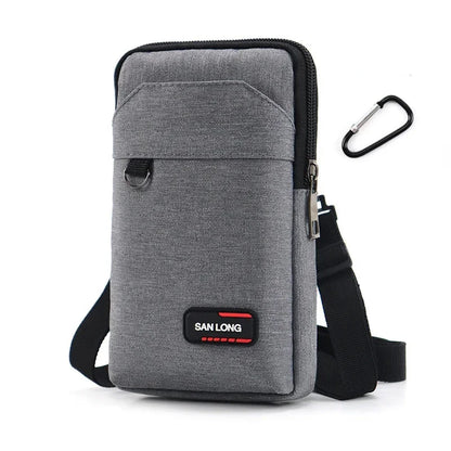 Waterproof Waist Bag Purse Single Double Layer Outdoor Military Waist Fanny Pack Men Phone Pouch