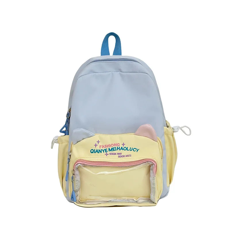 Cute Cat Student Large-Capacity Schoolbag Backpack