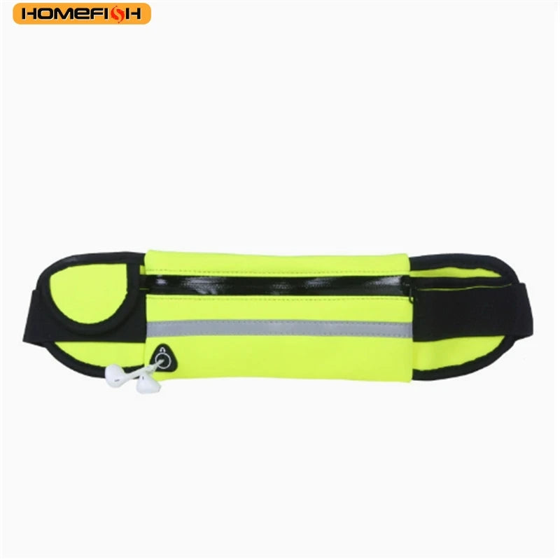 Homefish Running Bag Cycling Waist Belt Waterproof Sports Fanny Pack Mobile Phone Case Gym Jogging