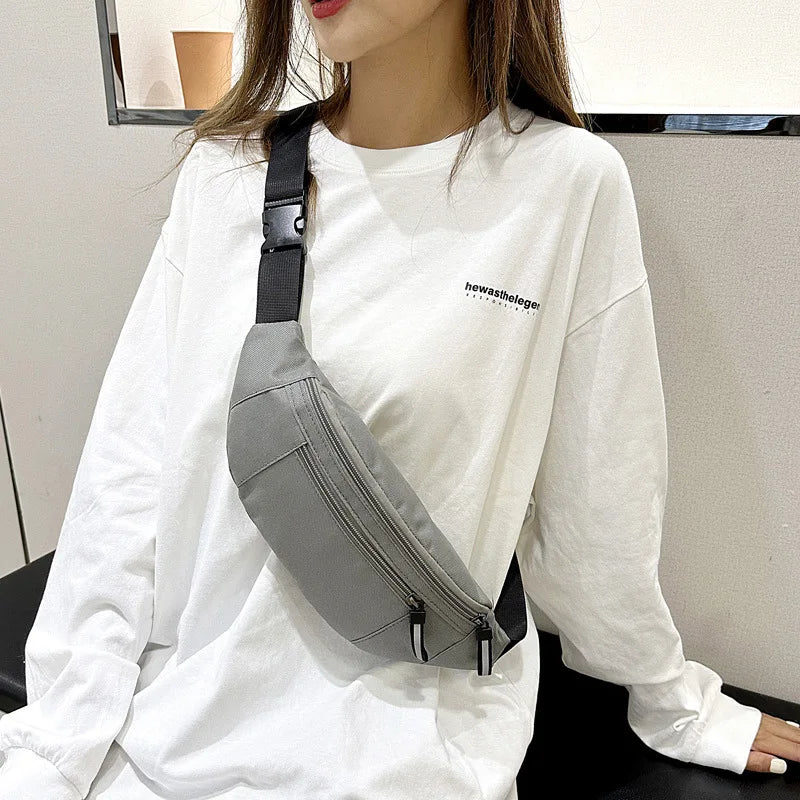 Crossbody Fanny Pack – Sports Waist Bag for Travel & Workout