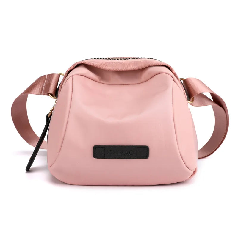 Dome Crossbody Bag – Lightweight Wide Strap Shoulder Purse for Women