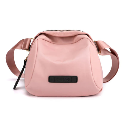 Dome Crossbody Bag – Lightweight Wide Strap Shoulder Purse for Women