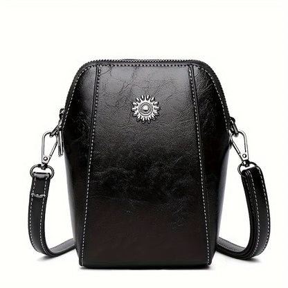 Leather Crossbody Phone Bag for Women – Compact & Stylish