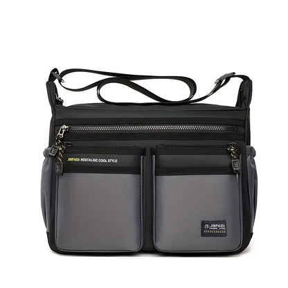 Multifunctional Casual Shoulder Bag Waterproof Business Crossbody Bag Men Daily Commuting