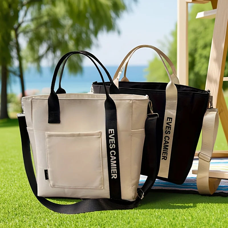 Nylon Tote Shoulder Bag for Women – Crossbody School Handbag