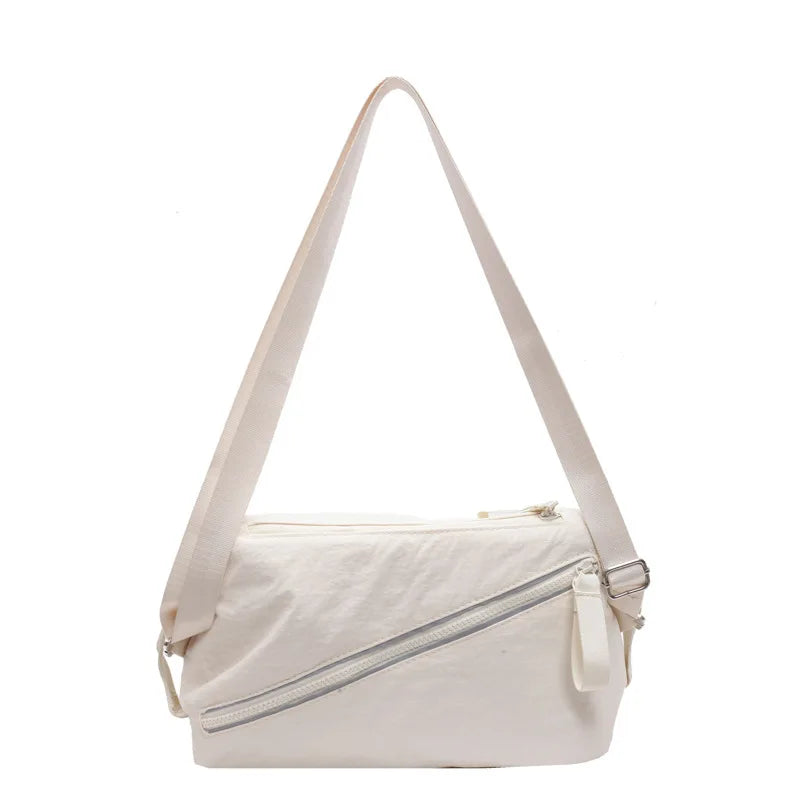 Nylon Sling Tote Bag Casual Convertible Backpack Chest Crossbody Adjustable Strap Women Handbag