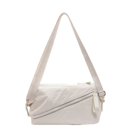Nylon Sling Tote Bag Casual Convertible Backpack Chest Crossbody Adjustable Strap Women Handbag