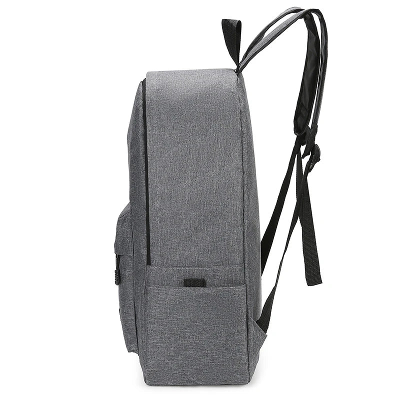 15" Oxford Cloth Backpack – Washable School & Computer Bag