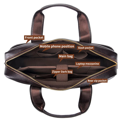 14 Inch Computer File Bag Selling Men S Bags Leather Handbags