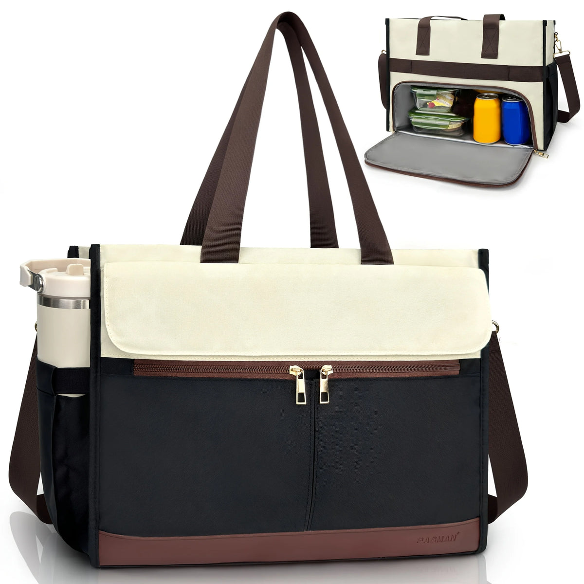 Large Insulated Lunch Tote Bag for Women – Laptop & Work