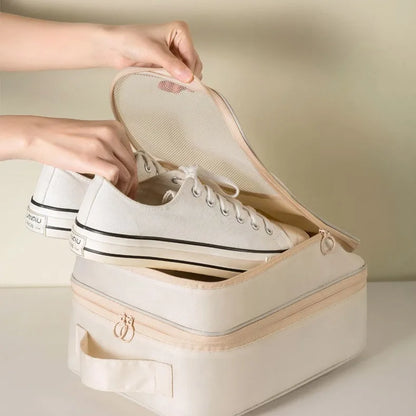 Travel Shoe Storage Bag – Portable Dustproof Shoe Organizer for Luggage