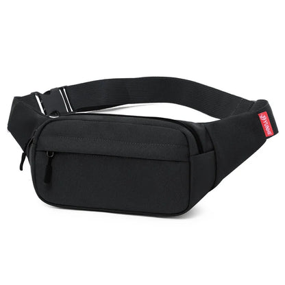 Men S Women Chest Bag Waist Hanging Leisure Single Shoulder Zipper Cross Body Large Capacity Oxford