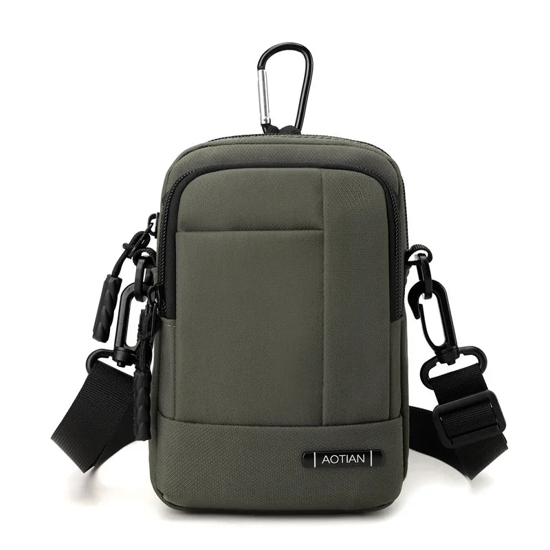 Unisble-Use Water-Resistant Waist Bag Multi-Functional Commuting Mobile Phone Storage