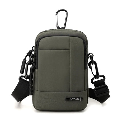 Unisble-Use Water-Resistant Waist Bag Multi-Functional Commuting Mobile Phone Storage