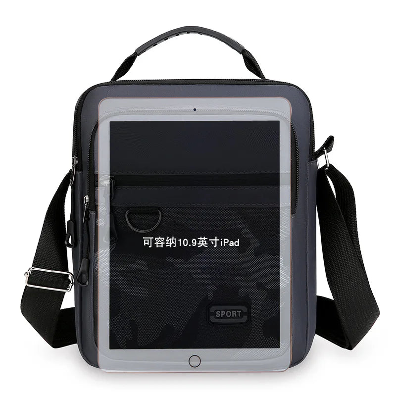 Multifunctional Simple Sports Outdoor Shoulder Crossbody Bag Trend Men S Large Capacity