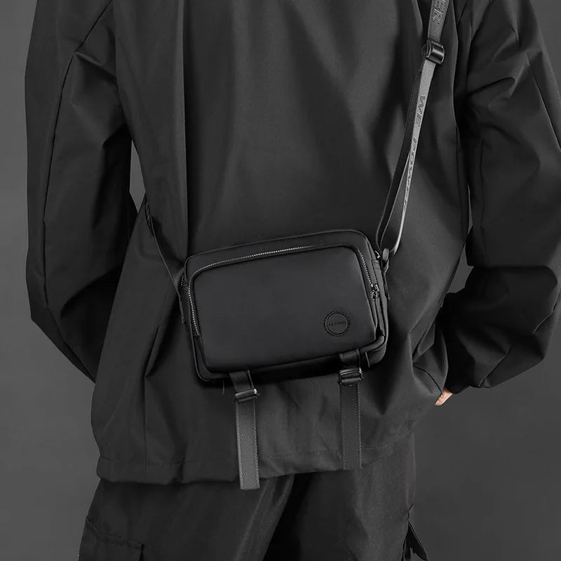 Function Cross-Body Trend Men S Bag Shoulder Women Leisure Chest Oblique Large Capacity