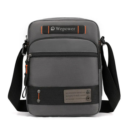 Nylon Waterproof Men S Shoulder Bag Multi-Layer Wear-Resistant Light Leisure Travel - Waterproof