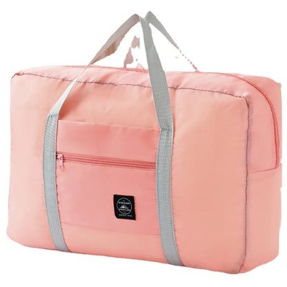 Homefish Foldable Travel Tote Bag Women Lightweight Carry-On Luggage Bag Large Capacity Casual