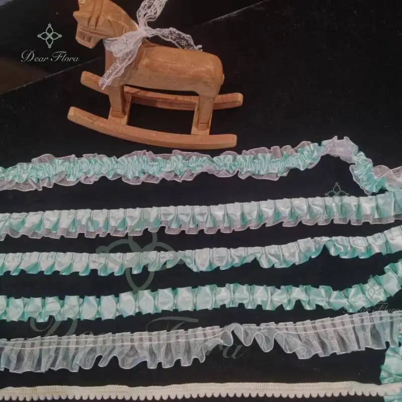 Decorative Ruffle Lace Trim Ribbon for Ita Bag DIY