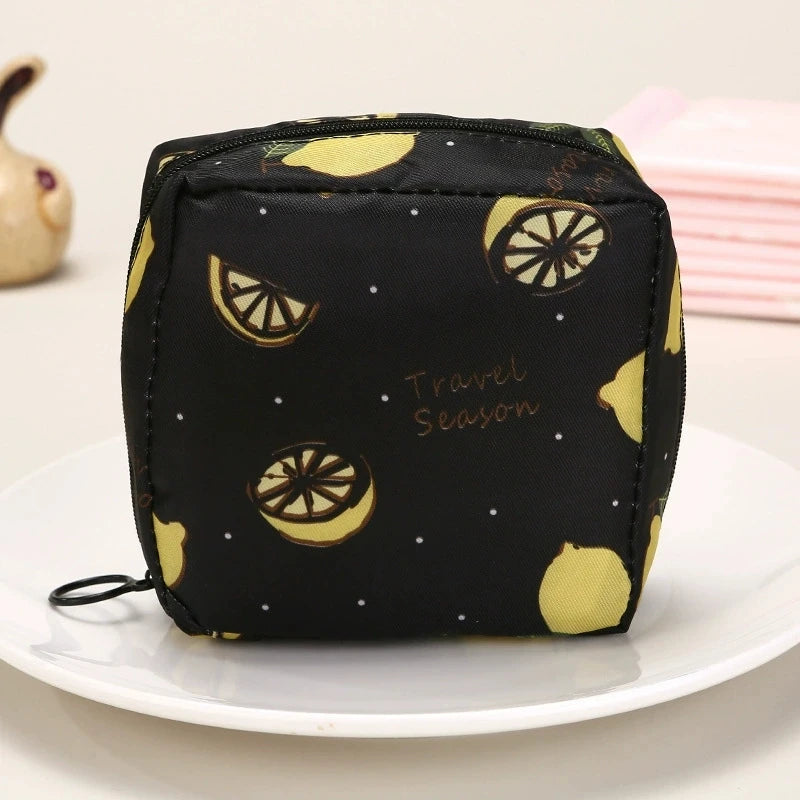 Cute Bear Sanitary Pad & Makeup Pouch