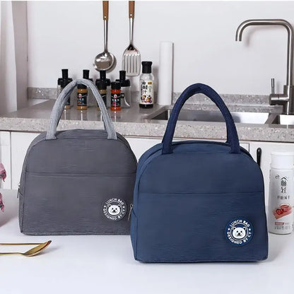 Insulated Lunch Bag Insulation Bento Pack Aluminum Foil Rice Meal Ice Student Handbag