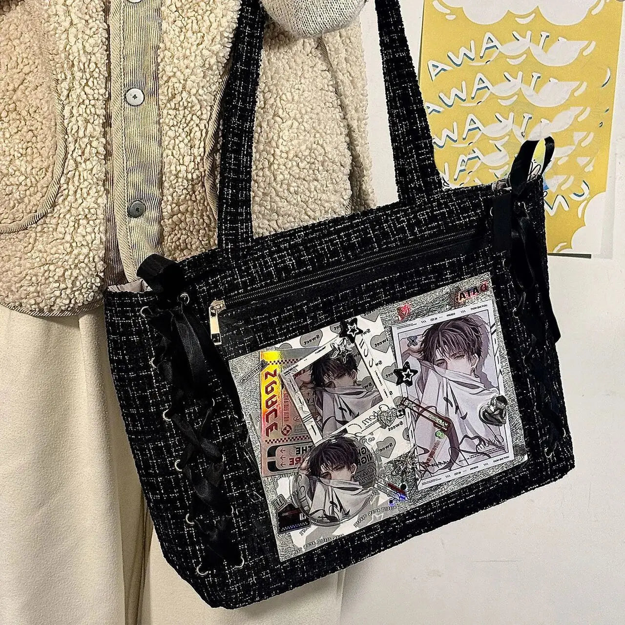 Ita Bag Transparent Window Tote for Anime & Lolita Fans