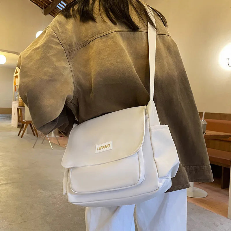 Nylon Crossbody Shoulder Bag for Women & Men