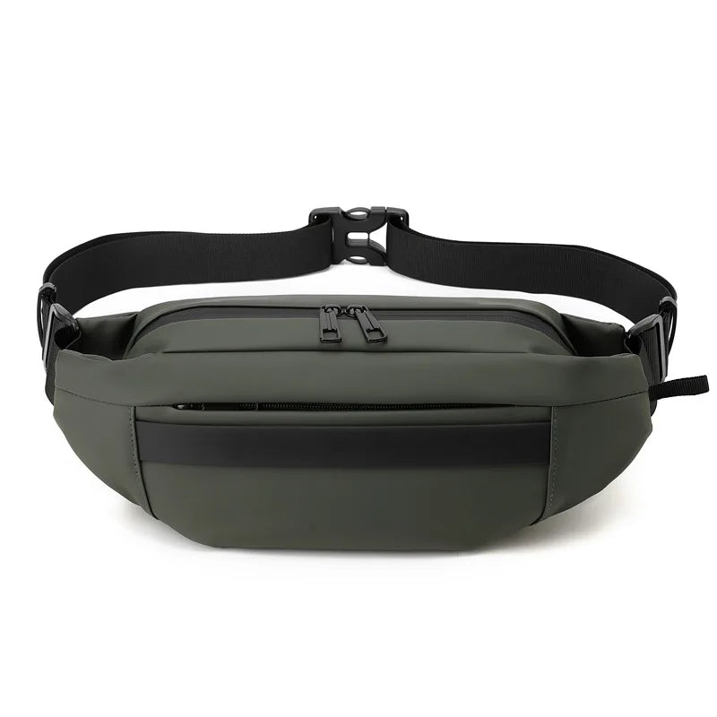 Men S Waist Bag Running Mobile Phone Multifunctional Large Capacity Leisure Waterproof Shoulder