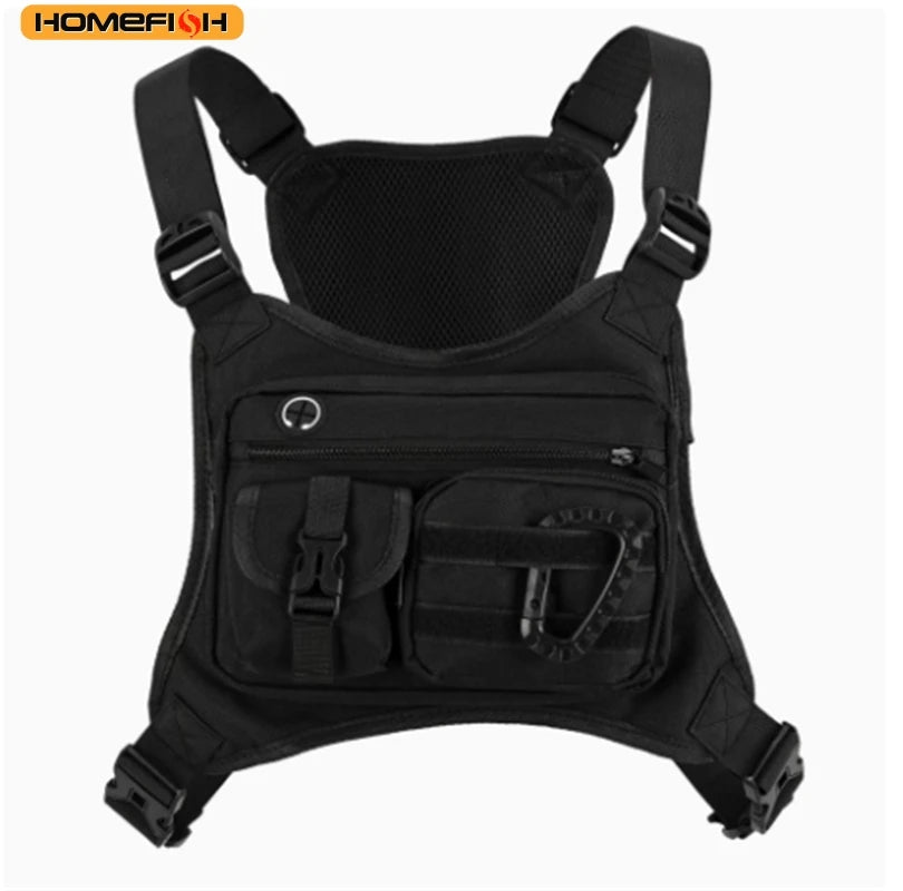 Homefish Outdoor Chest Bag Men Women Tactical Vest Running
