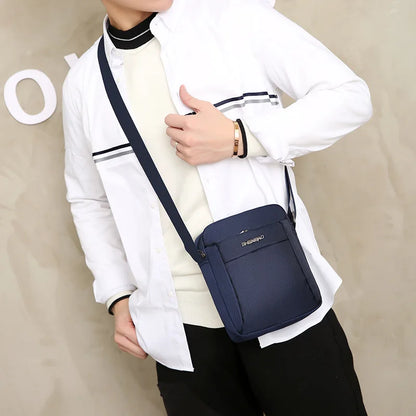 Single-Shoulder Bag Men Oxford Fabric Crossbody Cash Register Bag Women
