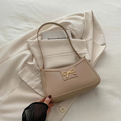 Bowknot Shoulder Bag – Elegant Small Underarm Bag