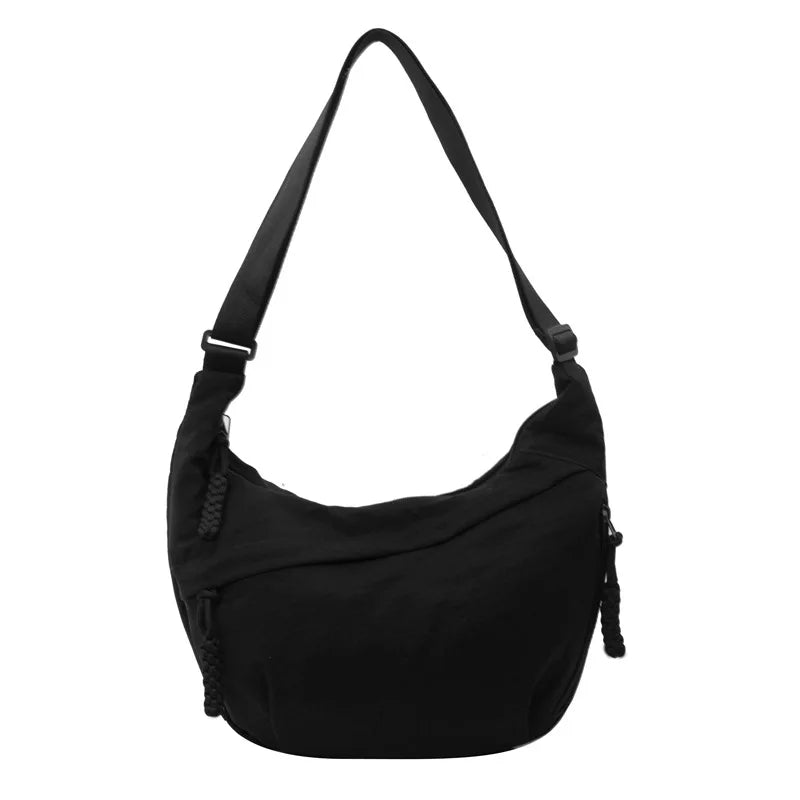 Crossbody Shoulder Bag – Large Capacity Casual Hobo with Adjustable Strap