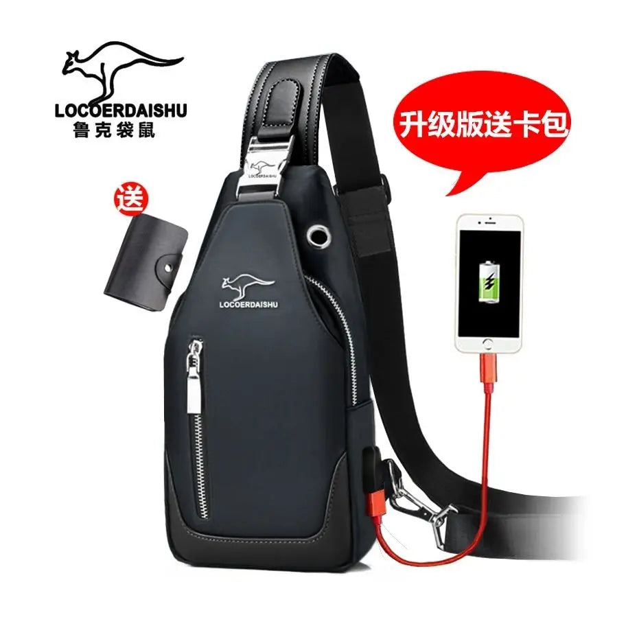 Crossbody Sling Bag – Waterproof Waist Bag for Sports and Travel