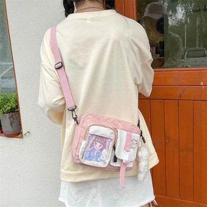 Stylish Nylon Small Messenger Bag Student Girls Chic Shoulder Bag